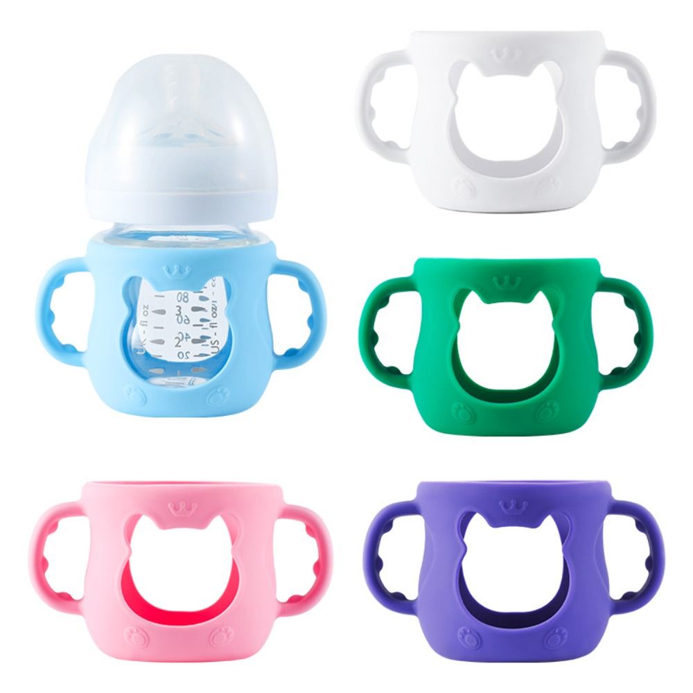 Baby Food Storage - 유니버설 아기 젖병 커버 손잡이가 있는