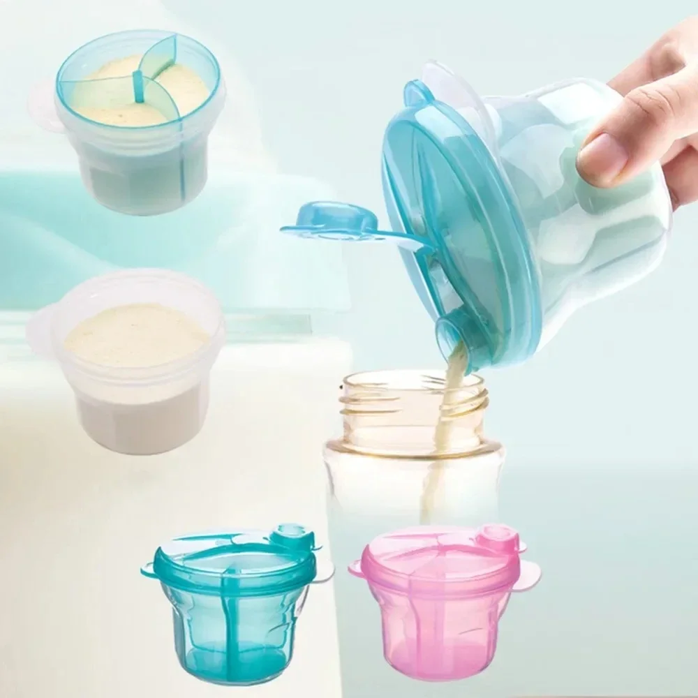 Baby Food Options - 유아용 분유용 3그리드 휴대용 분유 디스펜서,