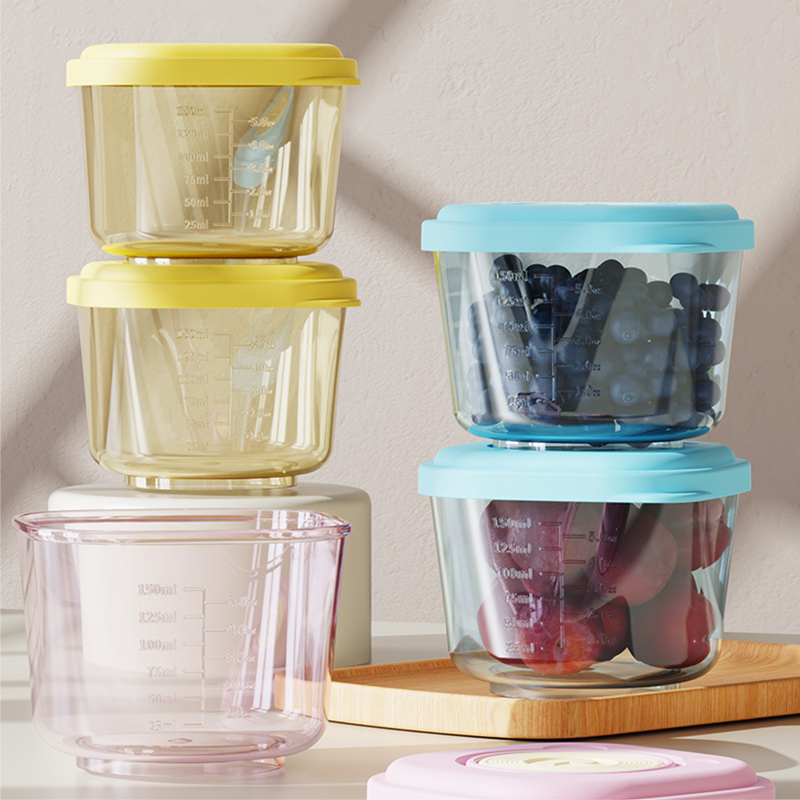 Baby Food Options - 6개 아기 음식 보관 용기 -