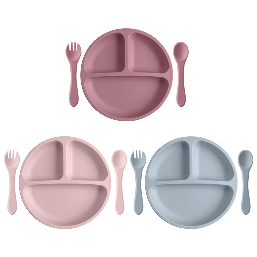 Baby Food Product - 3PCS 어린이 식기 세트 아기 먹는