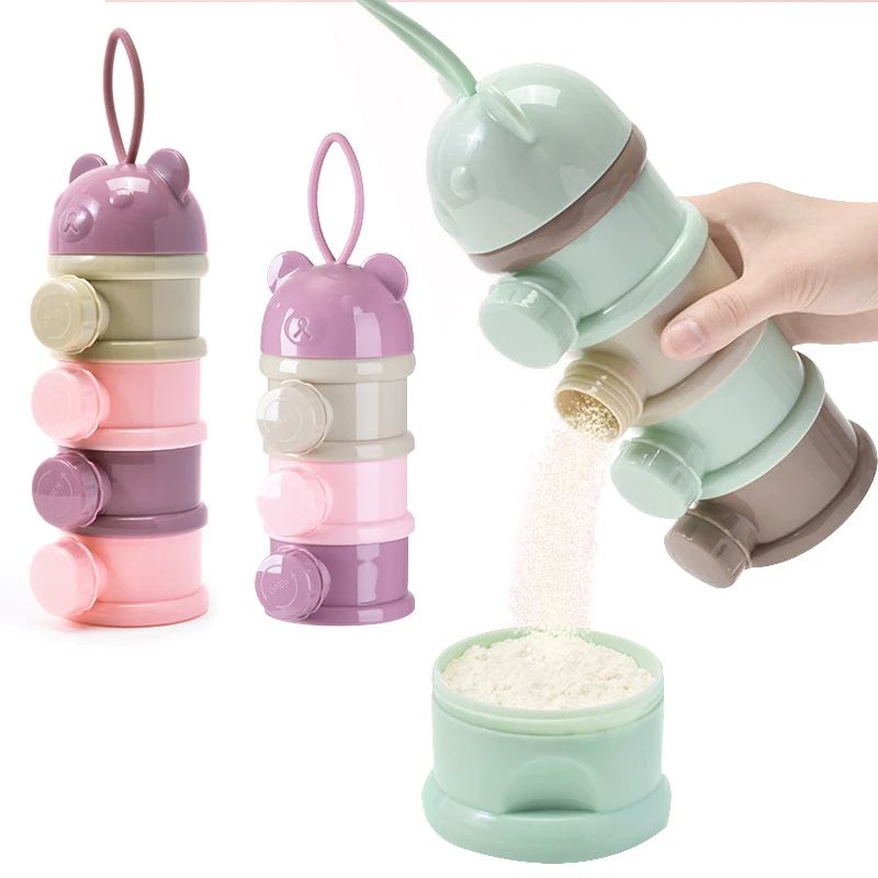 Baby Food Options - 3/4 레이어 아기 휴대용 이유식 보관