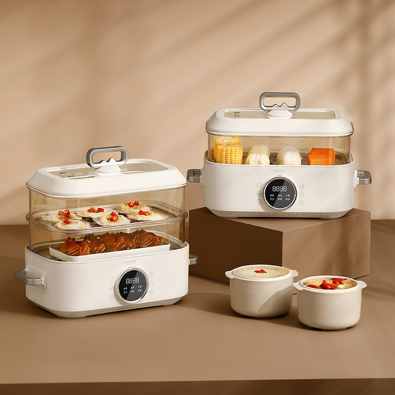 Baby Food Home - 10L 3-in-1 전기 찜기 - 다기능