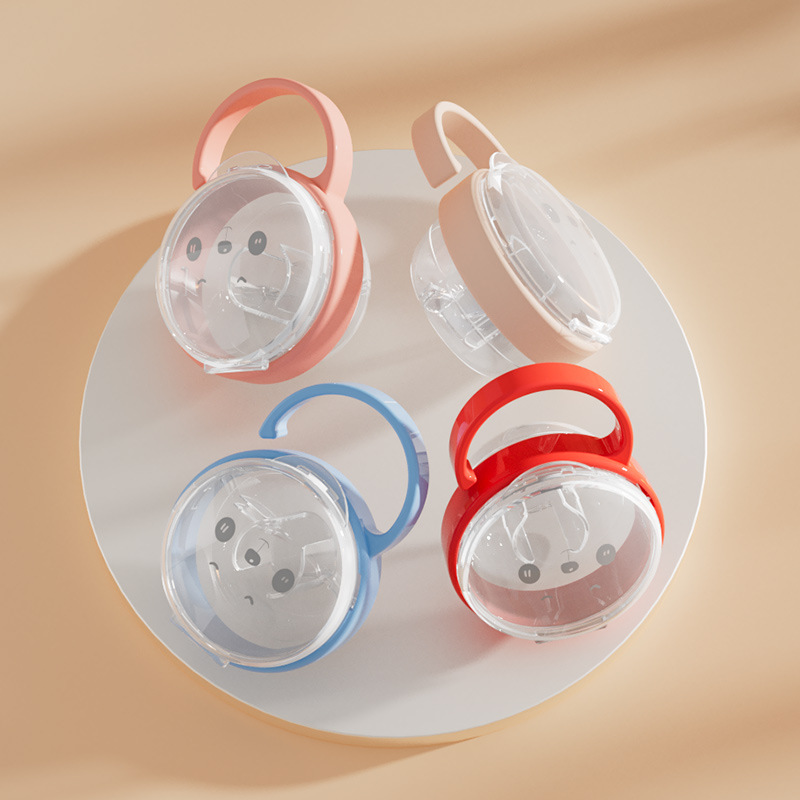 Baby Food Storage - 새로운 아기 젖꼭지 투명 방진 케이스,