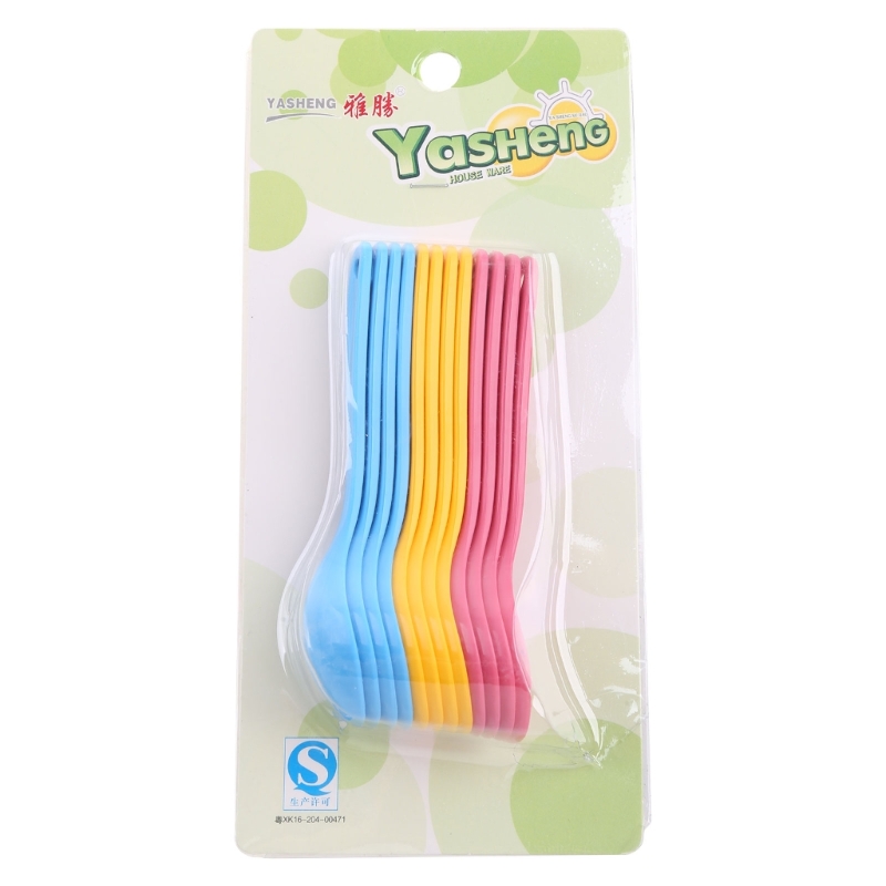 Baby Food Product - 12Pcs 아기 수유 숟가락 안전한 플라스틱