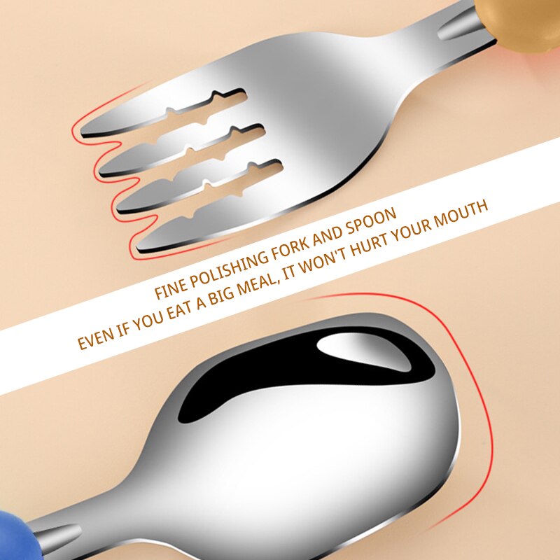 2PCS어린이 식기류 304 식품 등급 스테인레스 스틸 - Baby Food Eating 리뷰 및 가격