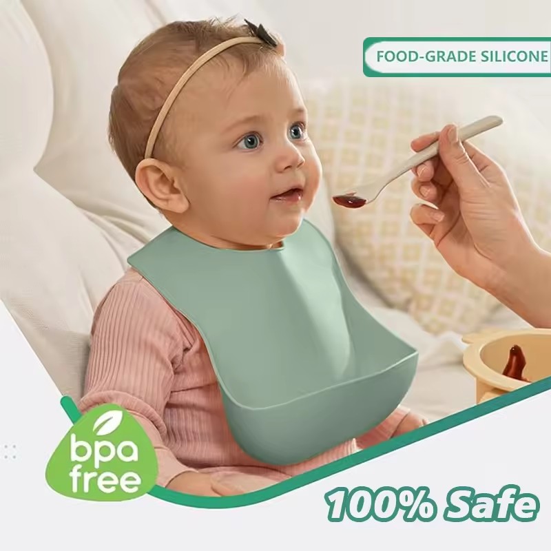 아기 실리콘 트레이 방수 턱받이 부드러운 4단계 조절  - Baby Food Eating 리뷰 및 가격