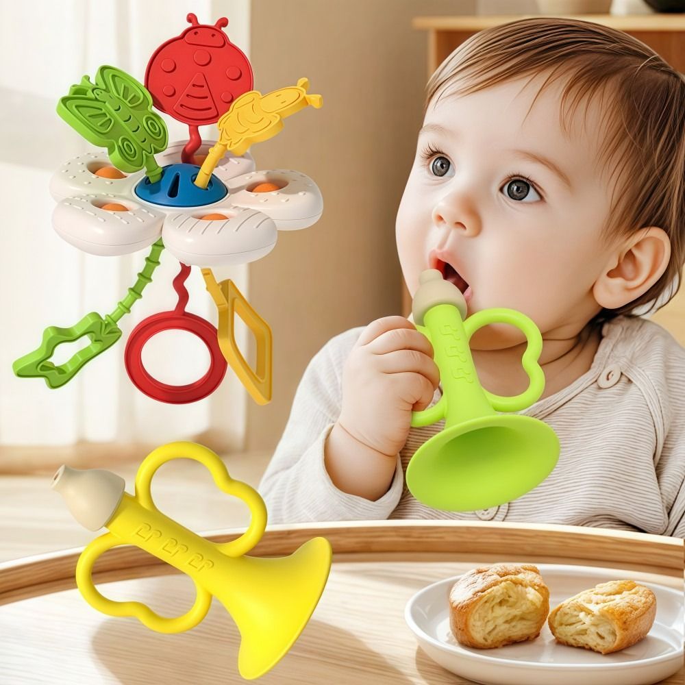 식품 등급 아기 감각 발달 장난감 부드러운 실리콘 트럼 - Baby Food For Travelling 리뷰 및 가격