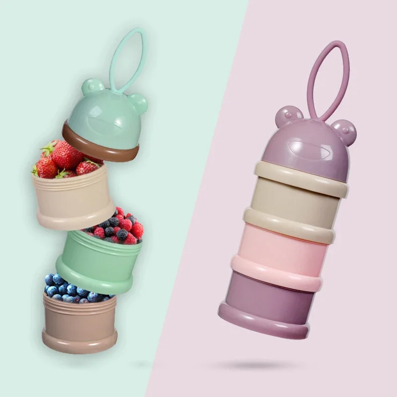 여행 - 필수 저장 시리얼 파우더 디스펜서 휴대용 3층 - Baby Food For Travelling 리뷰 및 가격