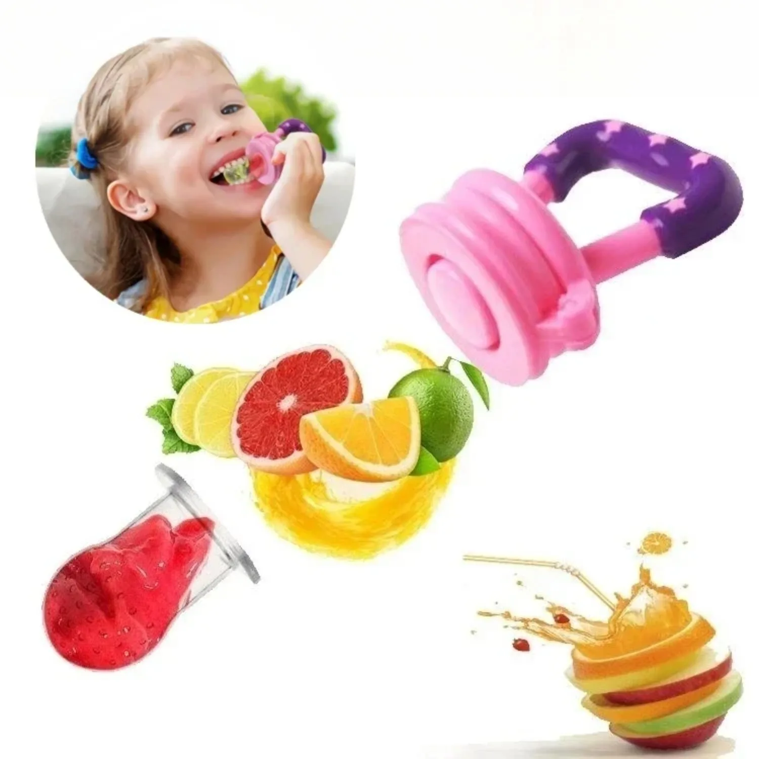아기 과일 음식 피더/젖꼭지 식품 등급 실리콘 BPA  - Baby Food Product 리뷰 및 가격