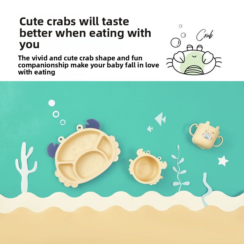 4/6pcsCrabs 어린이 접시, 크리 에이 티브 아 - Baby Food Eating 리뷰 및 가격