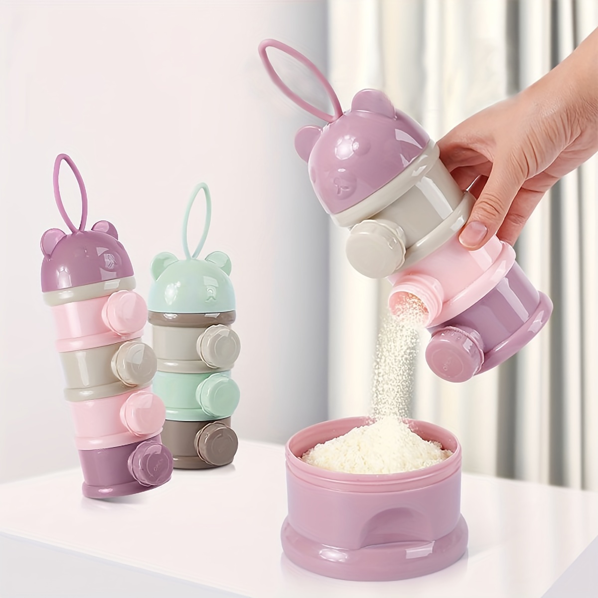 스트랩이 있는 대용량 아기 분유 용기, 분유 디스펜서, - Baby Food Options 리뷰 및 가격