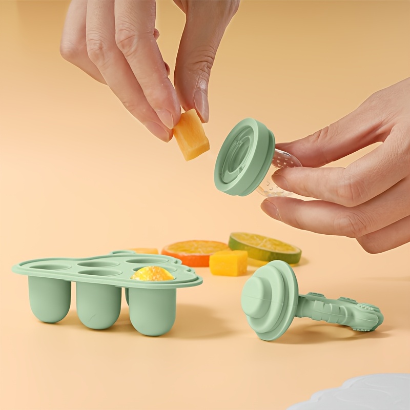 2pcs/1pc 뚜껑이있는 미니 베이비 과일 야채 냉동 - Baby Food Options 리뷰 및 가격