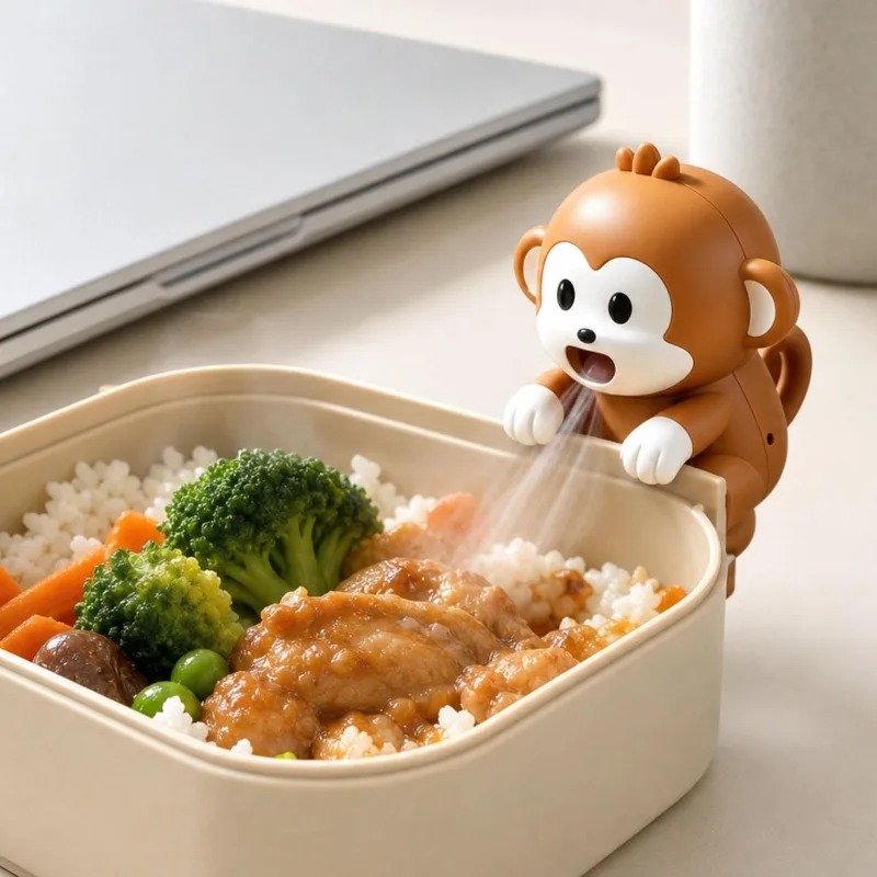 휴대용 원숭이 모양 음식 냉각 팬 USB 충전식 3단  - Baby Food For Travelling 리뷰 및 가격