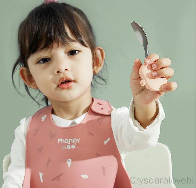 1setElephant 짧은 포크 스푼 세트 아기 훈련 - Baby Food Eating 리뷰 및 가격