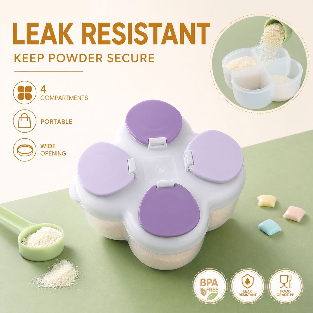 분할형 분유 디스펜서 720ml 4칸 분유통 PP 와이 - Baby Food Storage 리뷰 및 가격