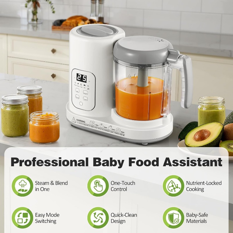 이유식 제조기 스티머 블렌더 4 in 1 자동 스팀 블 - Baby Food Stew 리뷰 및 가격