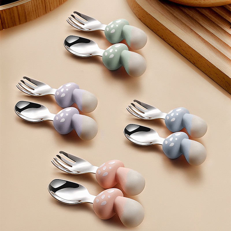 304 스테인레스 스틸 어린이 식기 아기가 먹는 법을  - Baby Food Eating 리뷰 및 가격