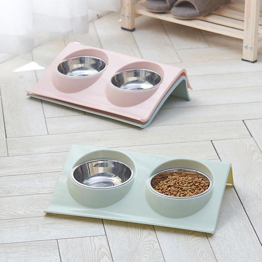 듀얼 보울 디자인 스테인레스 스틸 강아지 고양이 사료, - Baby Food Cat 리뷰 및 가격