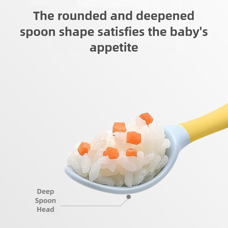 아기를위한 구부릴 수있는 실리콘 스푼 BPA 무료 식기 - Baby Food Eating 리뷰 및 가격