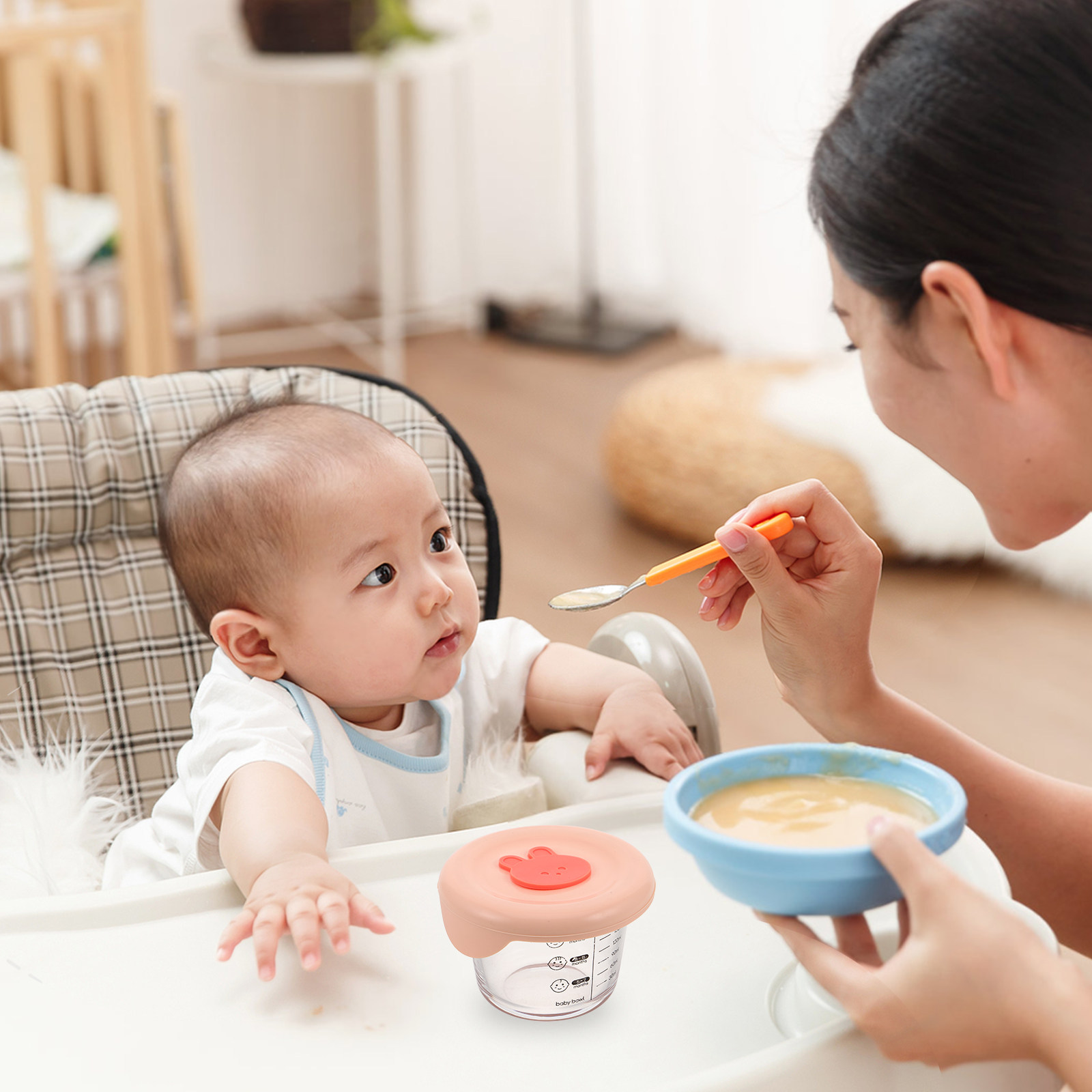 2Pcs 아기 음식 저장 용기 유리 230Ml 밀폐형  - Baby Food For Travelling 리뷰 및 가격