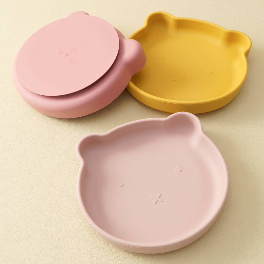 1PC 실리콘 아기 요리 흡입 식사 접시 만화 곰 모양 - Baby Food Product 리뷰 및 가격