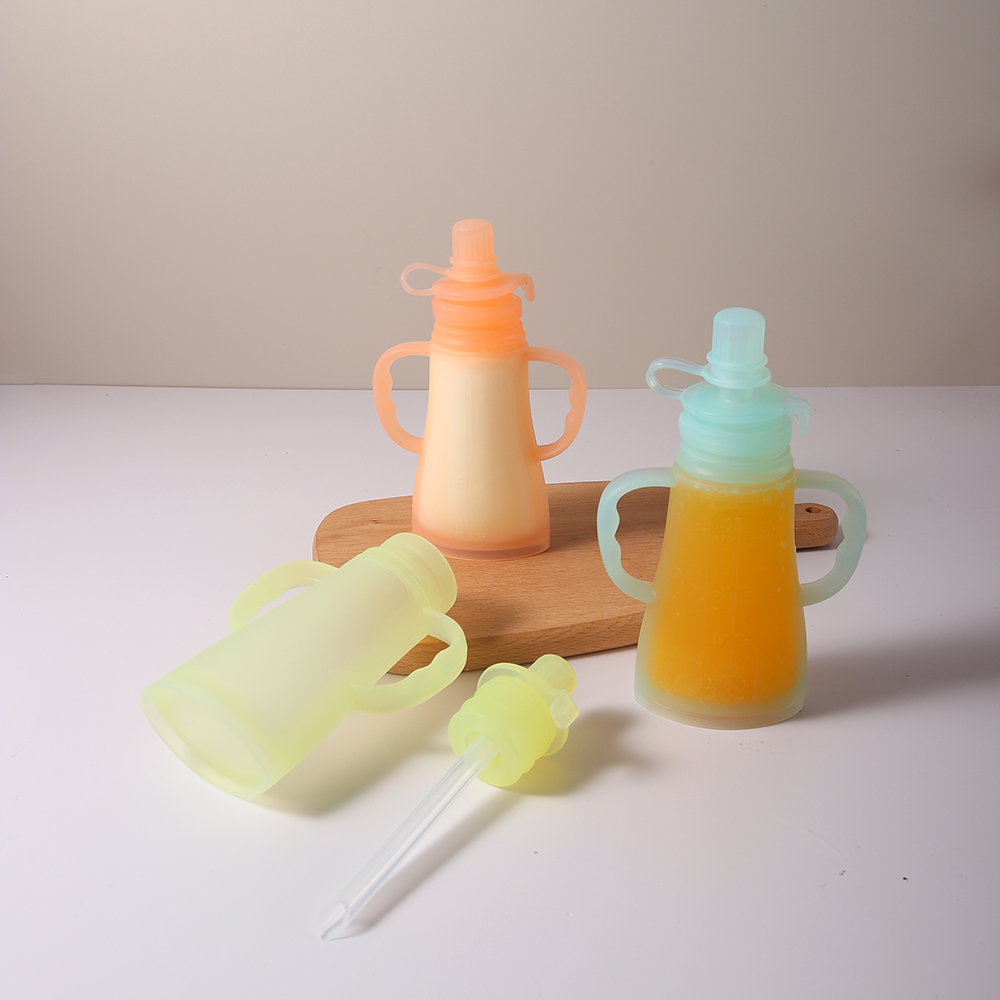 새로운 재사용 가능 실리콘 모유 저장팩, 누수 방지 흡 - Baby Food Options 리뷰 및 가격