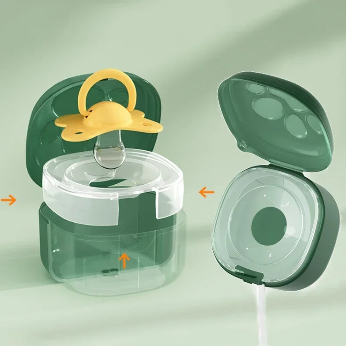 식품 등급 실리콘 젖꼭지 상자 아기 만화 젖꼭지 홀더  - Baby Food Storage 리뷰 및 가격