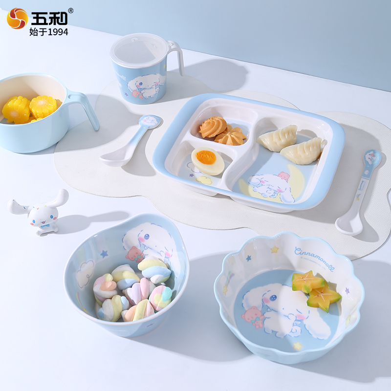 산리오 식기류 화상 방지 그릇 받침 컵 숟가락 귀여운  - Baby Food Eating 리뷰 및 가격
