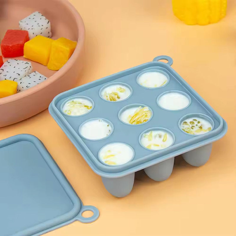 실리콘 이유식 냉동 트레이 뚜껑 포함 과일 음식 피더  - Baby Food Options 리뷰 및 가격