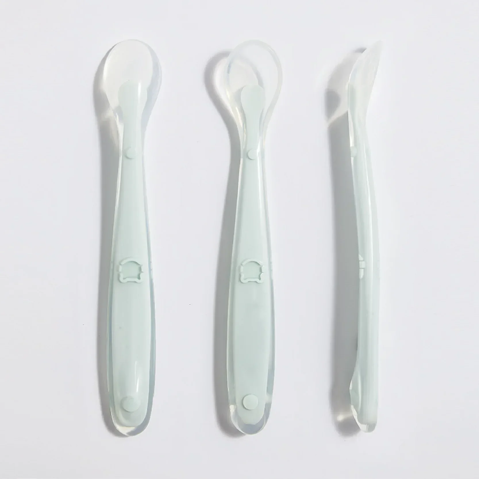 부드러운 실리콘 아기 숟가락 유아 보완 식품 먹이 훈련 - Baby Food Product 리뷰 및 가격