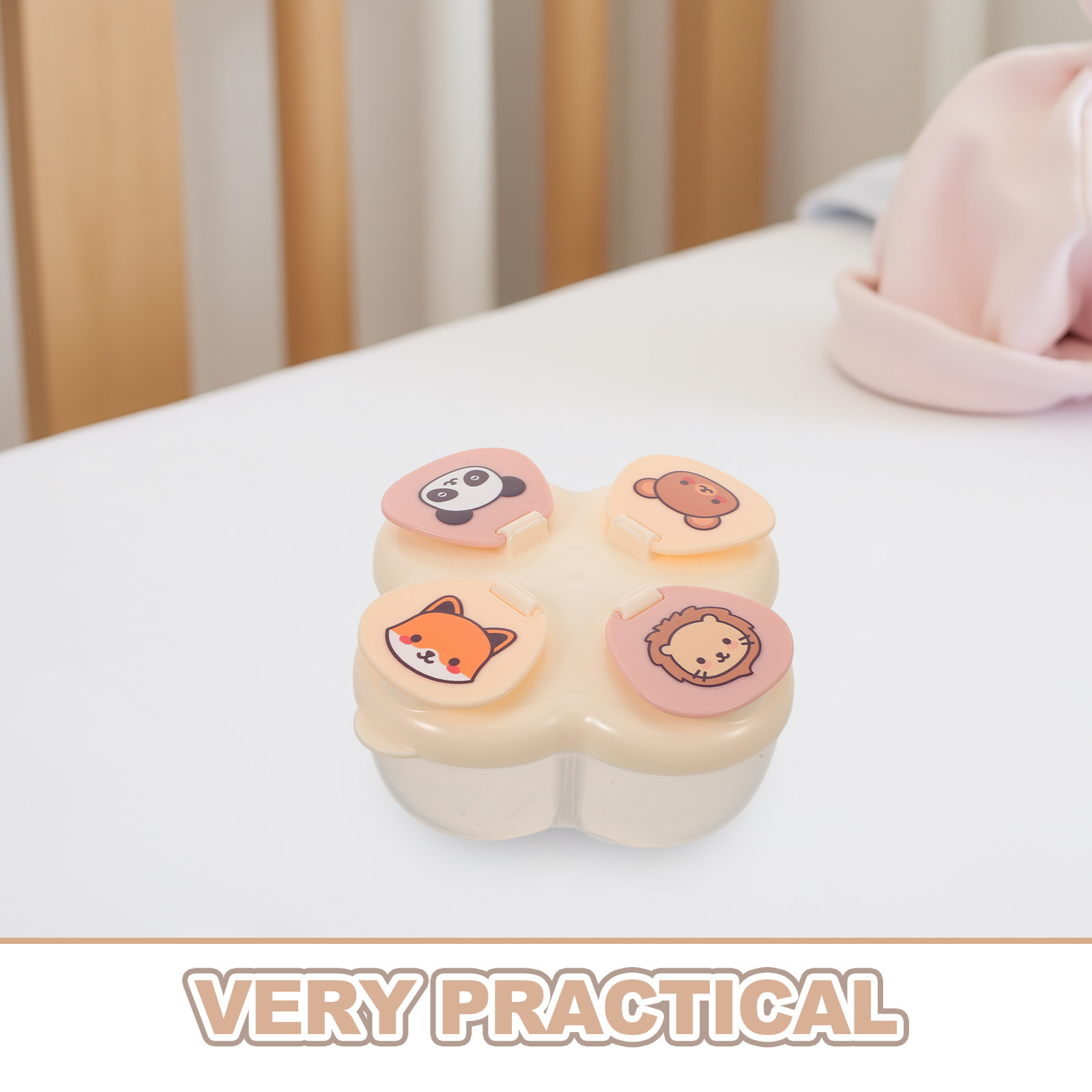 4칸 분리형 휴대용 분유통, 포뮬라 디스펜서 박스, 여 - Baby Food For Travelling 리뷰 및 가격