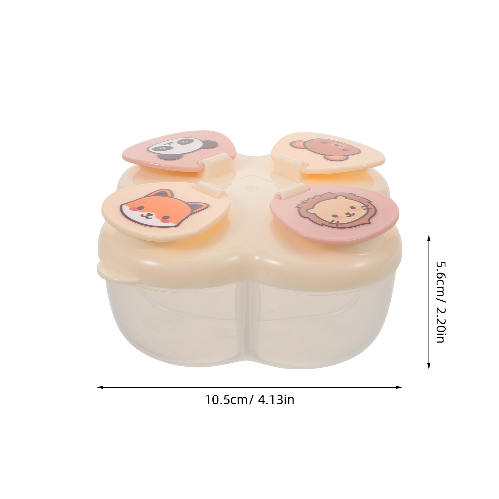 4칸 분리형 휴대용 분유통, 포뮬라 디스펜서 박스, 여 - Baby Food For Travelling 리뷰 및 가격