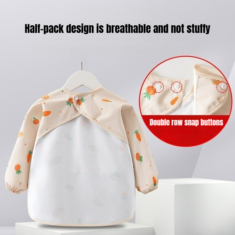 1PC 아동용 방수 긴팔 턱받이, 밥주머니가 있는 수유 - Baby Food Apron 리뷰 및 가격