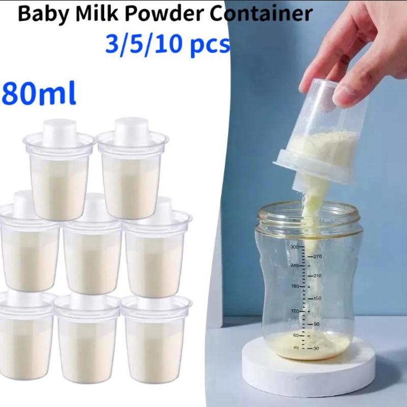 6PPC 80ML 아기 분유 디스펜서 휴대용 이유식 보 - Baby Food Storage 리뷰 및 가격