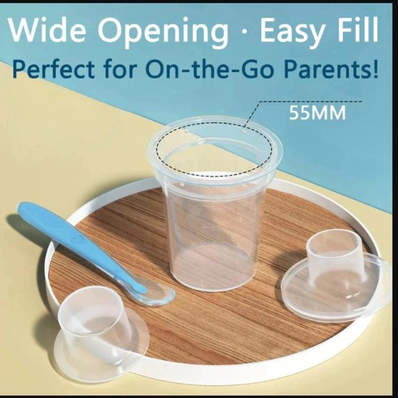 6PPC 80ML 아기 분유 디스펜서 휴대용 이유식 보 - Baby Food Storage 리뷰 및 가격