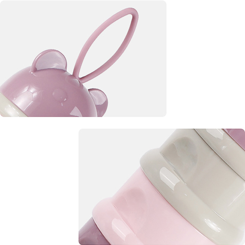 저장 3/4 계층 휴대용 식품 용기 분말 우유 분말 카 - Baby Food Options 리뷰 및 가격