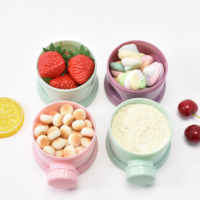 3/4 레이어 베어 베이비 밀크 파우더 컨테이너 휴대용 - Baby Food Options 리뷰 및 가격