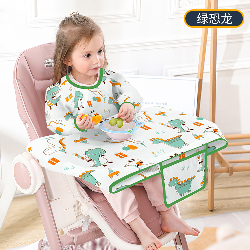 신생아 턱받이 테이블 커버 아기 식사 의자 가운, 방수 - Baby Food Apron 리뷰 및 가격