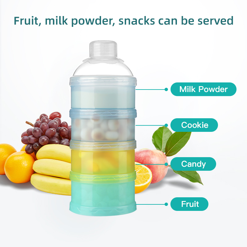 아기 수유 휴대용 4 레이어 분유 보관 상자 과일 스낵 - Baby Food Options 리뷰 및 가격